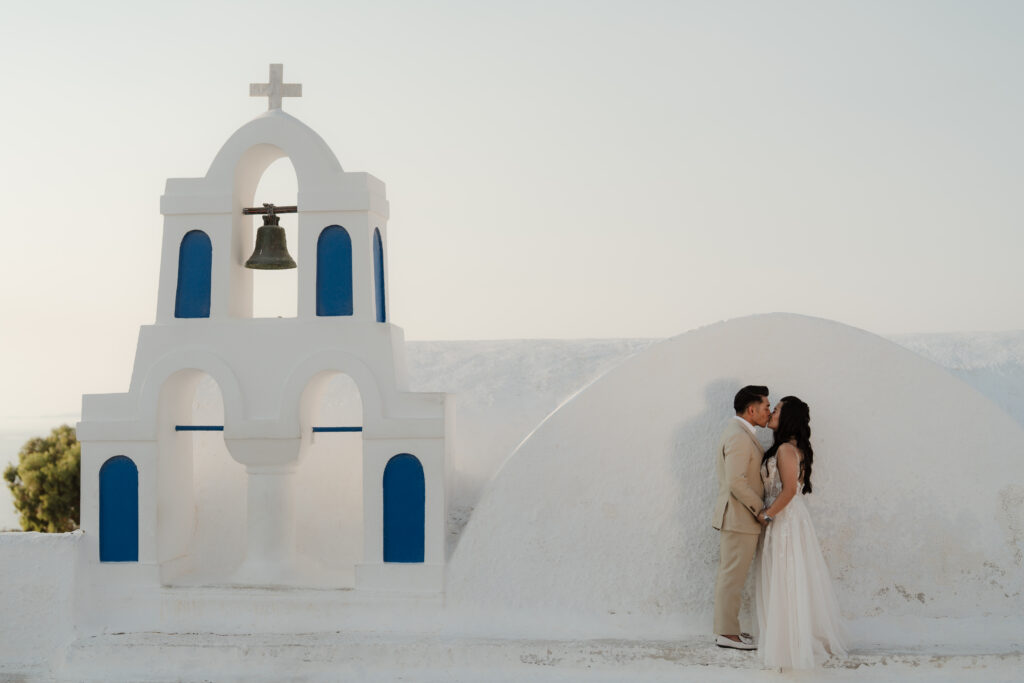 Jhordane & Bill wedding at Love Cave, Santorini