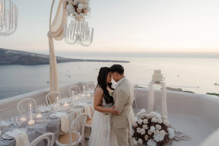 Jhordane & Bill wedding at Love Cave Venue, Santorini