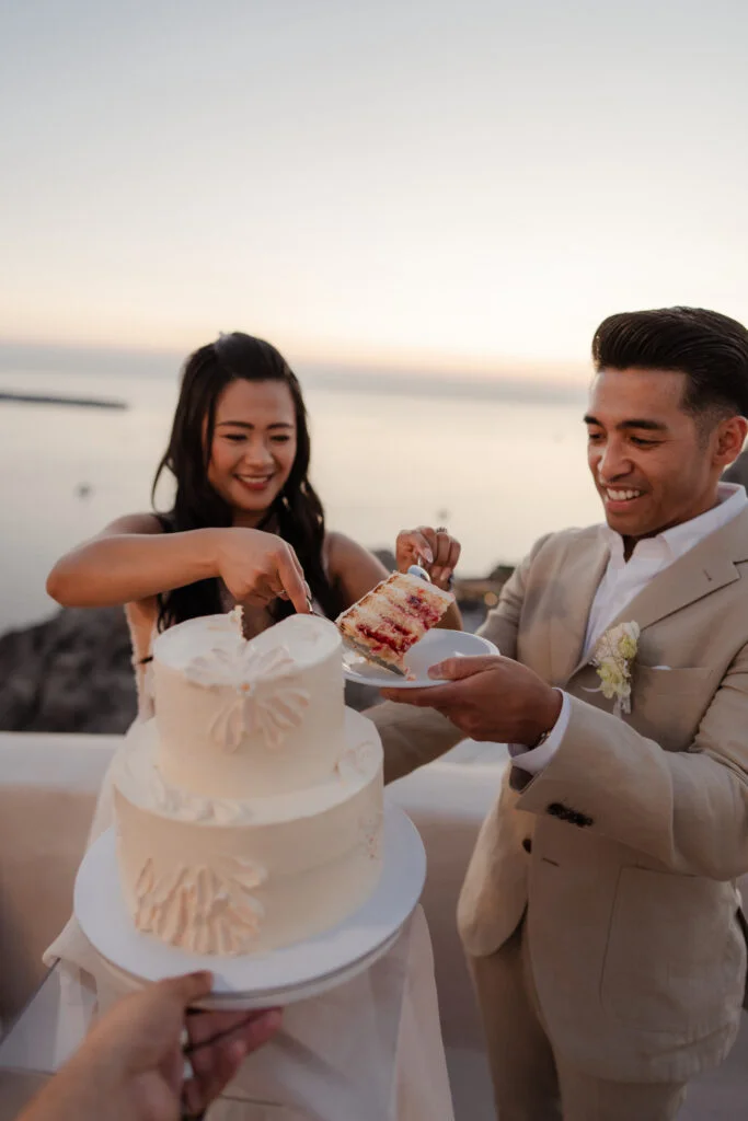 Jhordane & Bill wedding at Love Cave, Santorini