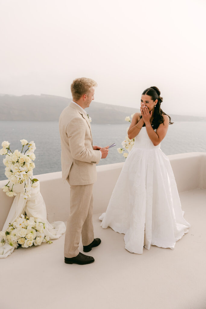 Jordan & Nicole wedding at Love Cave, Santorini
