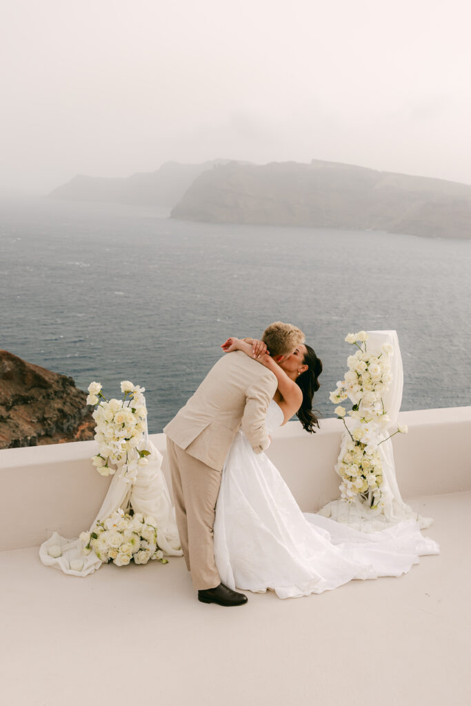 Jordan & Nicole wedding at Love Cave, Santorini