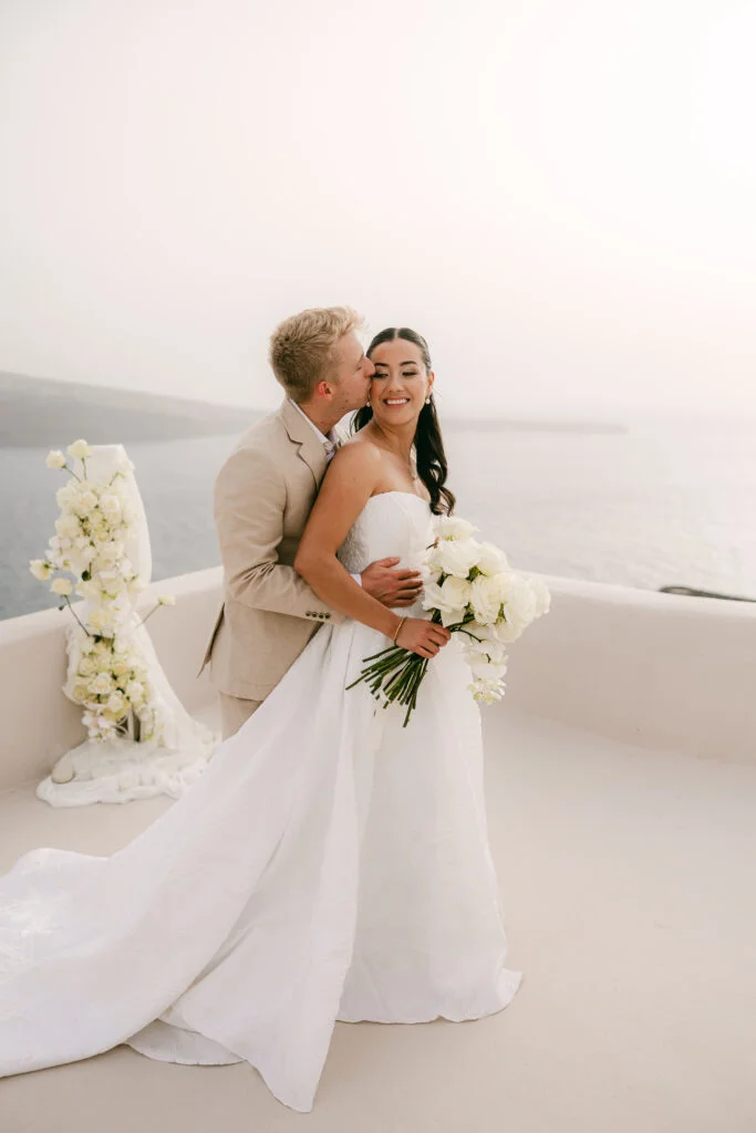 Jordan & Nicole wedding at Love Cave, Santorini