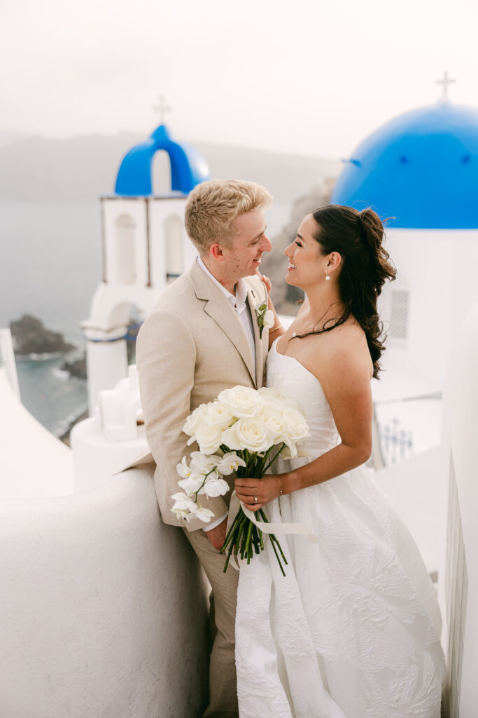 Jordan & Nicole wedding at Love Cave, Santorini