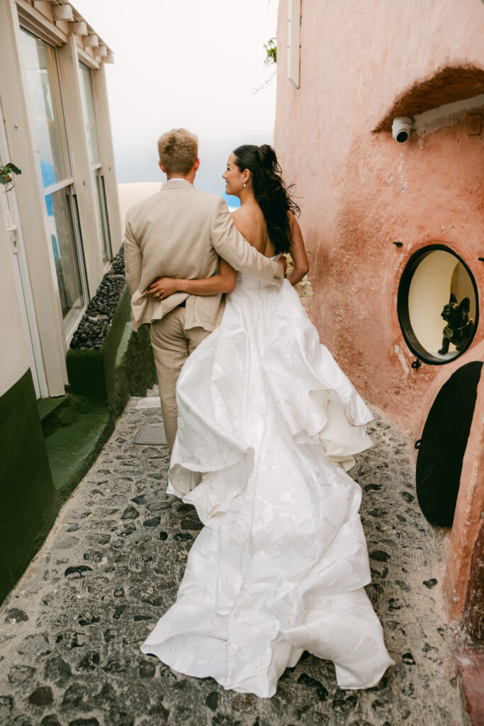 Jordan & Nicole wedding at Love Cave, Santorini