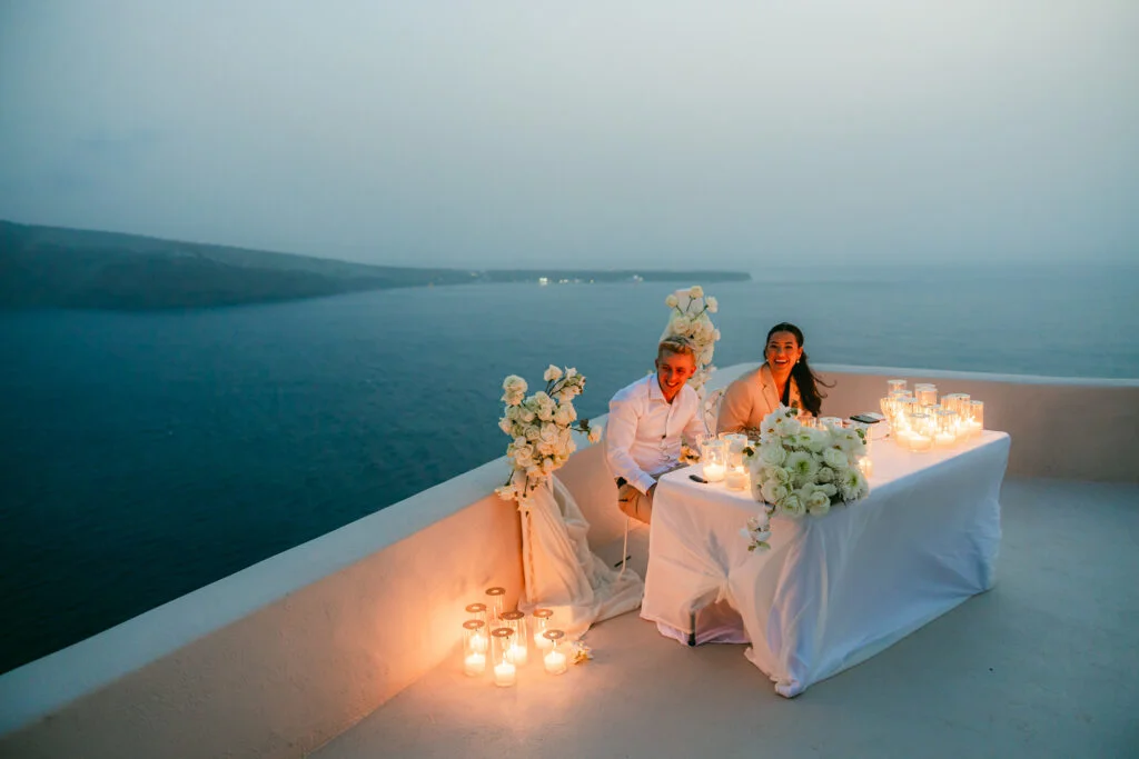 Jordan & Nicole wedding at Love Cave, Santorini