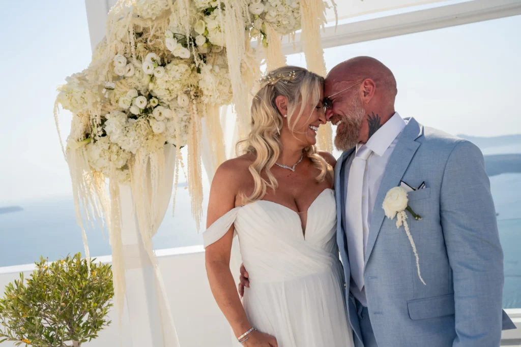 Lisa & Kris wedding at Santa Irini and Madame Sousou, Santorini — 2