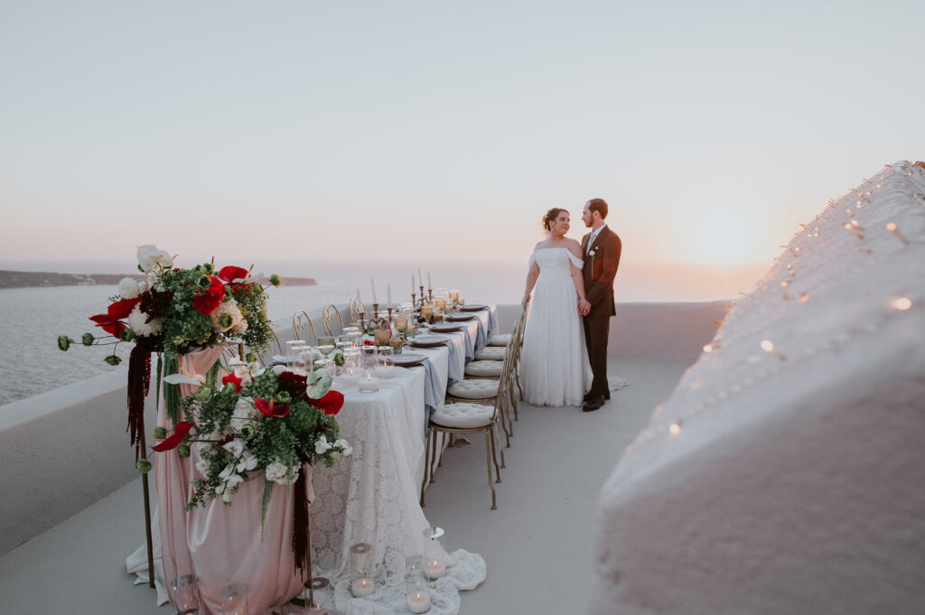 Megan & Chris wedding at Love Cave, Santorini