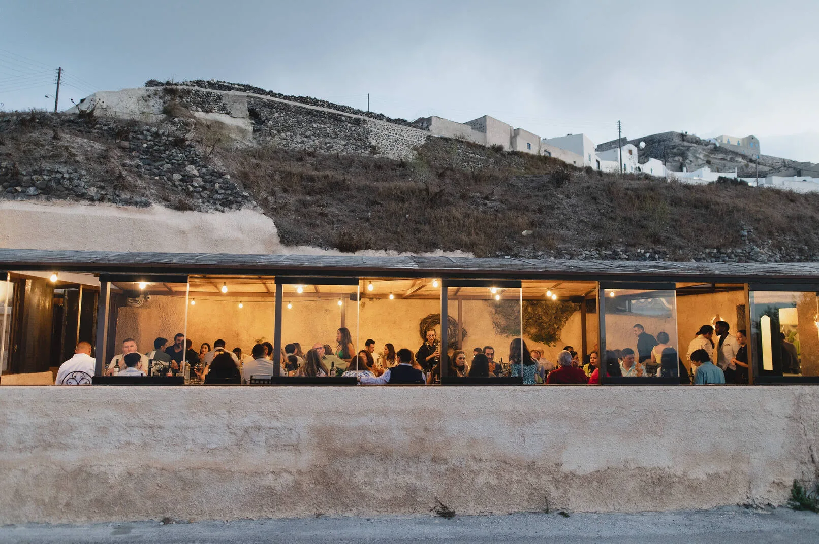 Guests dining
