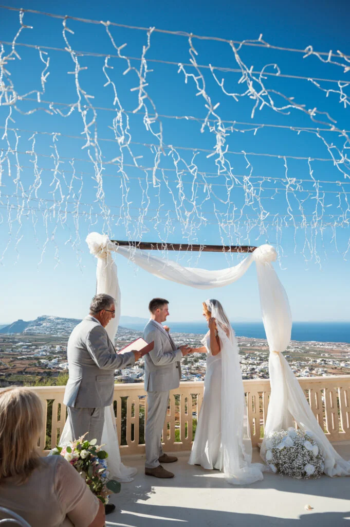Philip & Linda wedding at Madame Sousou, Santorini