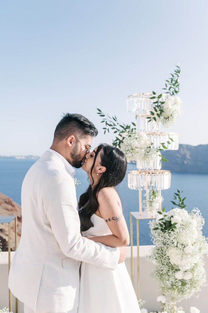 Sunny & Reha wedding at Love Cave, Santorini