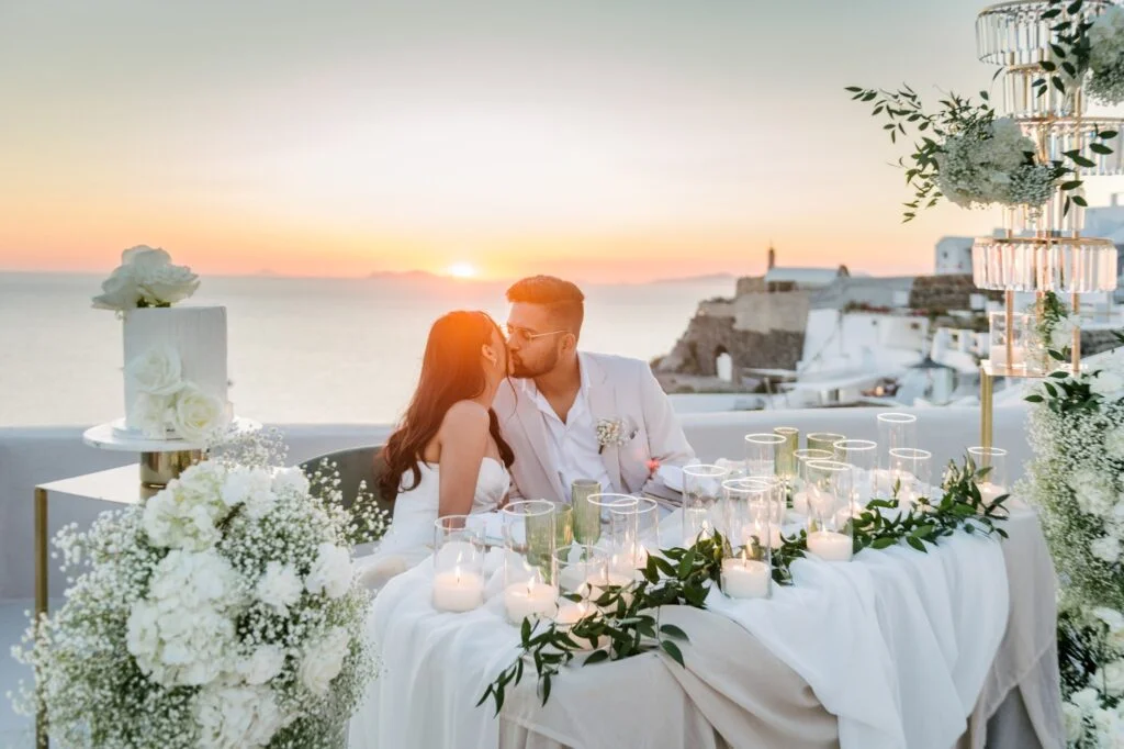 Sunny & Reha wedding at Love Cave, Santorini