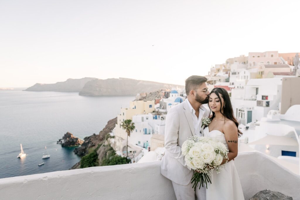 Sunny & Reha wedding at Love Cave, Santorini