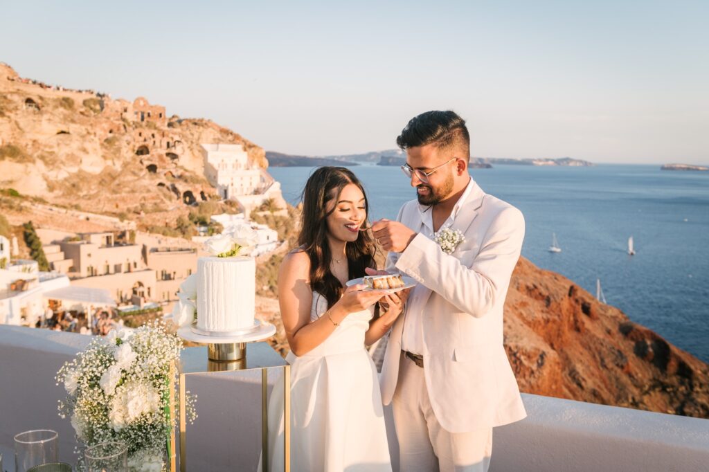 Sunny & Reha wedding at Love Cave, Santorini
