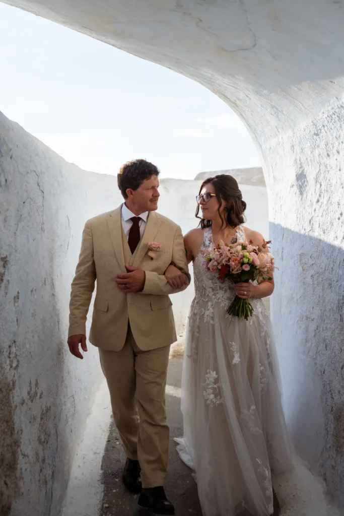 Vanessa & Jeremy wedding at Madame Sousou, Santorini — 1
