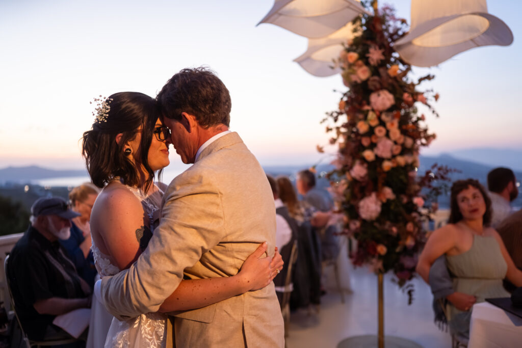 Vanessa & Jeremy wedding at Madame Sousou, Santorini