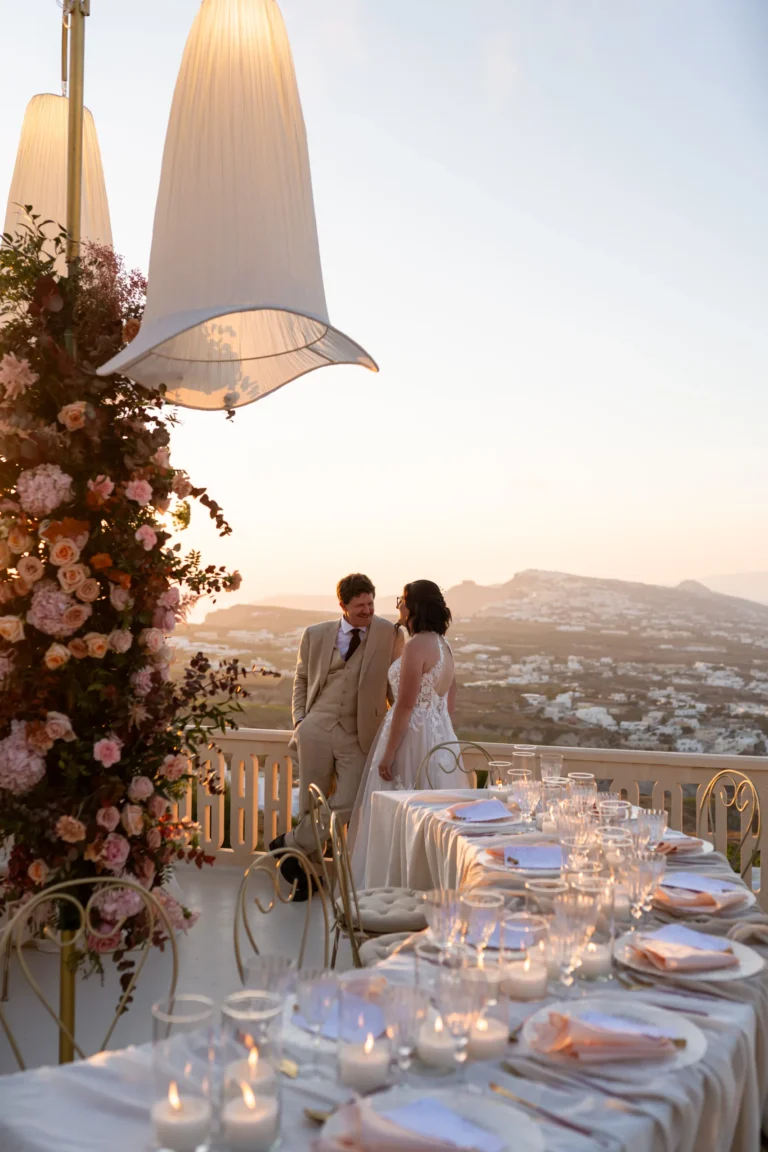 Vanessa & Jeremy wedding at Madame Sousou, Santorini — 13